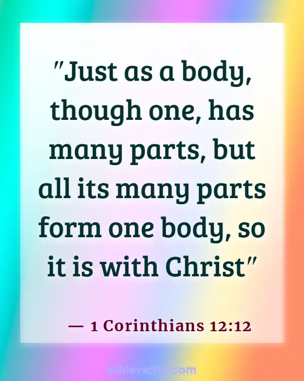 Bible verses About Body Of Christ (1 Corinthians 12:12)