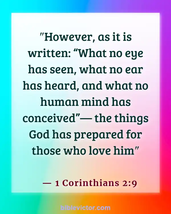 Bible verses About Children Going To Heaven (1 Corinthians 2:9)