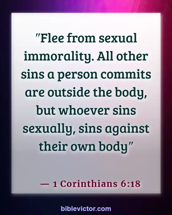 Bible verses About Boyfriends And Girlfriends (1 Corinthians 6:18)