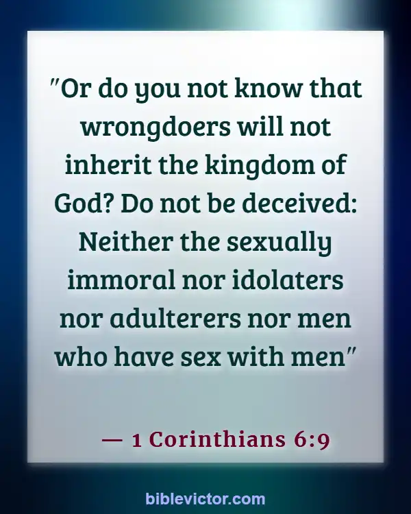 Bible Verses About The Wicked Being Punished (1 Corinthians 6:9)