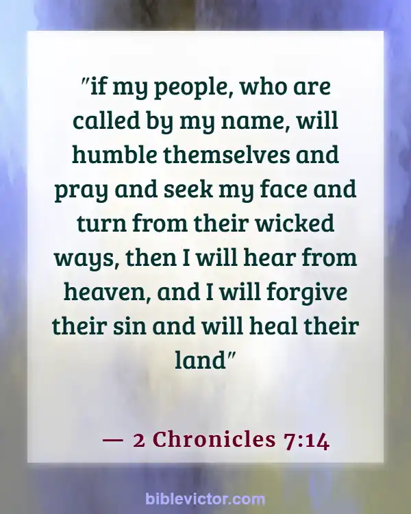 Bible Verses About The Wicked Being Punished (2 Chronicles 7:14)