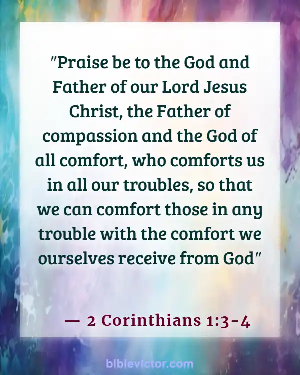 Bible Verse When God Is With You (2 Corinthians 1:3-4)