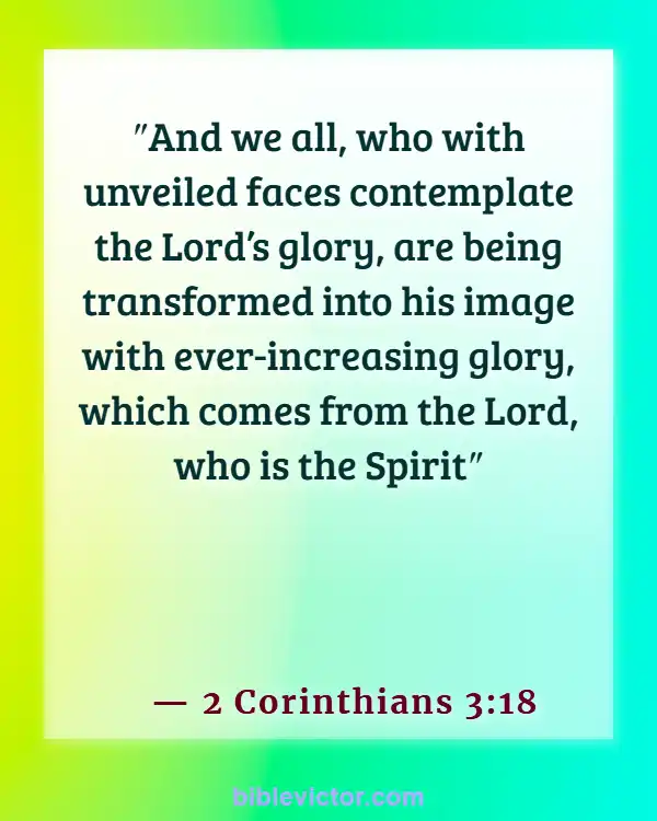 Bible verses About New Creation In Christ (2 Corinthians 3:18)