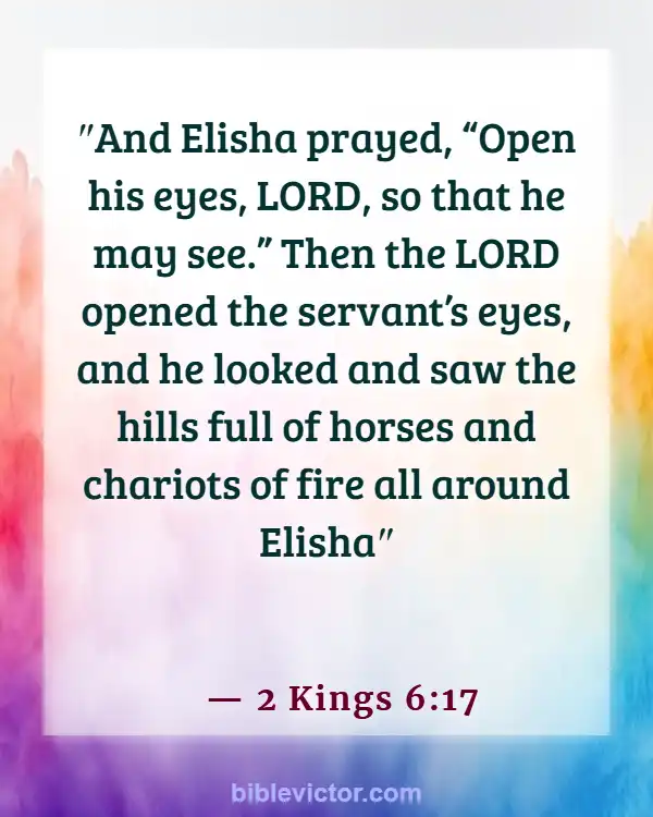 Bible verses About Angels And Demons (2 Kings 6:17)