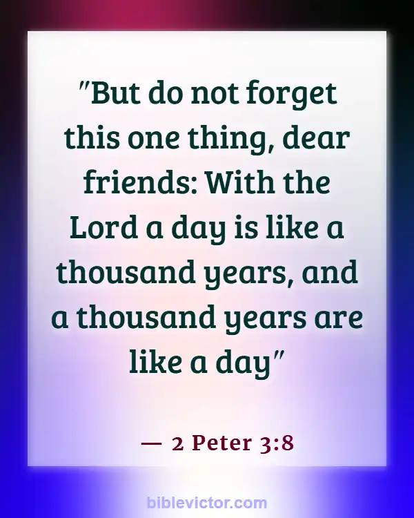 Bible Verse About Waiting on God’s Timing (2 Peter 3:8)