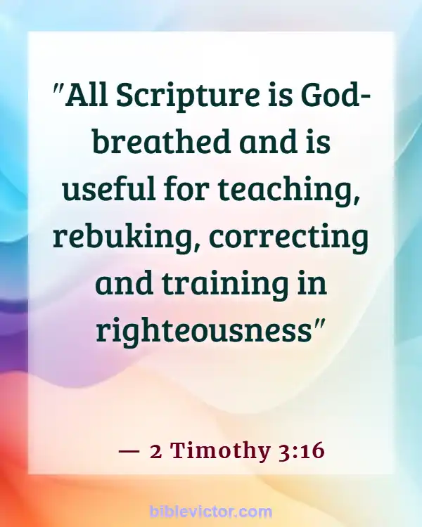 Bible verses About Power Of The Word (2 Timothy 3:16)