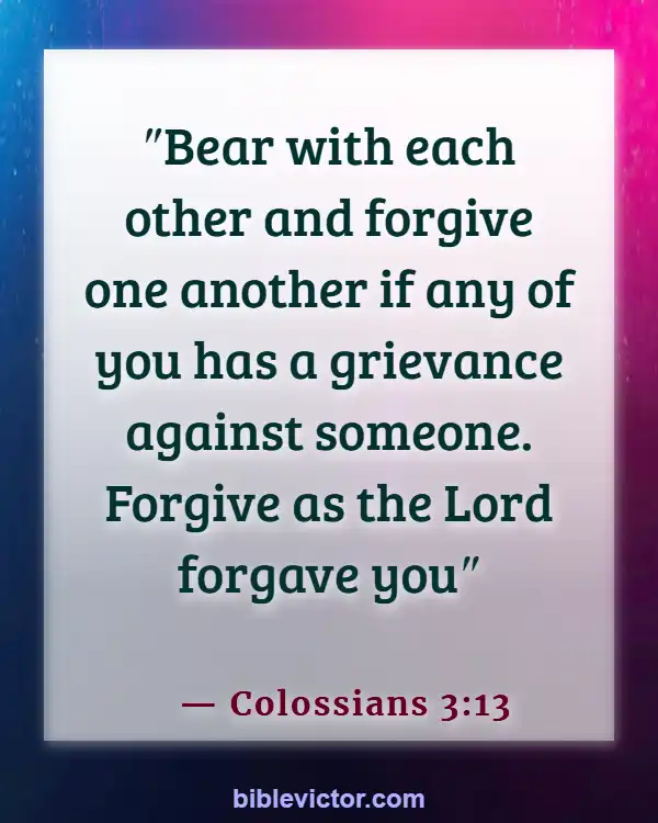 Bible verses About Atonement (Colossians 3:13)