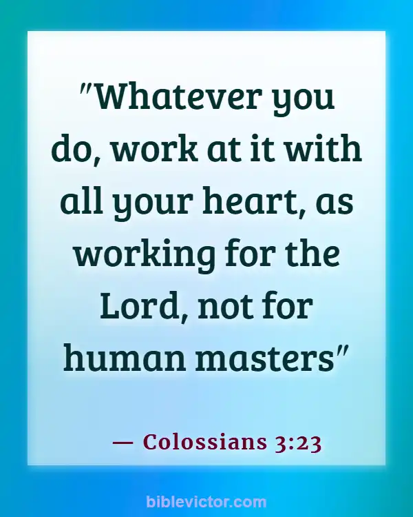 Bible verses About Handling Money (Colossians 3:23)