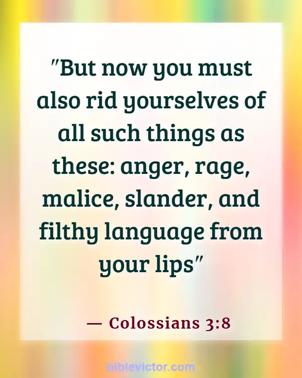 Bible verses About Bad Language (Colossians 3:8)