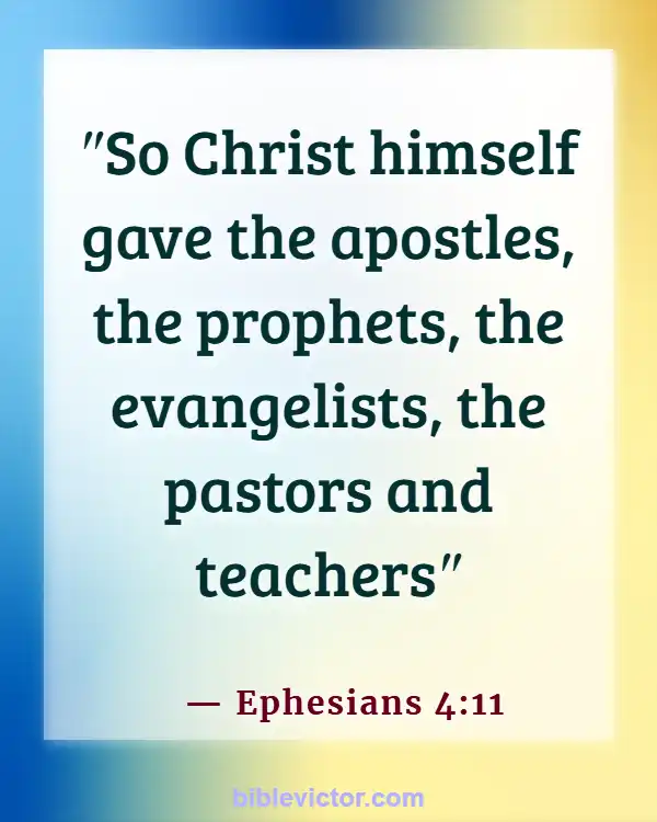 Bible verses About Body Of Christ (Ephesians 4:11)