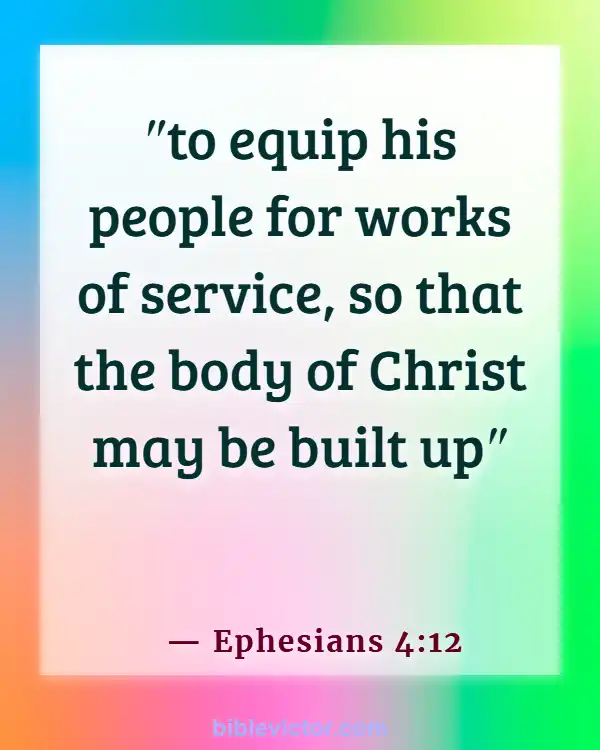 Bible verses About Body Of Christ (Ephesians 4:12)