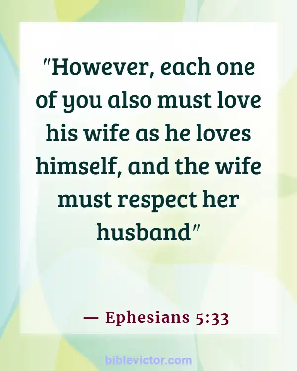 Bible verses About Divorce And Adultery (Ephesians 5:33)