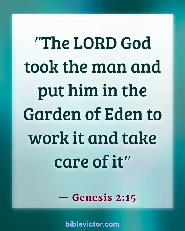 Bible verses About Handling Money (Genesis 2:15)