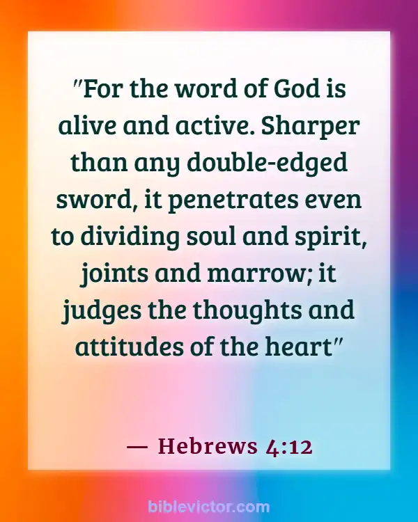 Bible verses About Body Soul And Spirit (Hebrews 4:12)