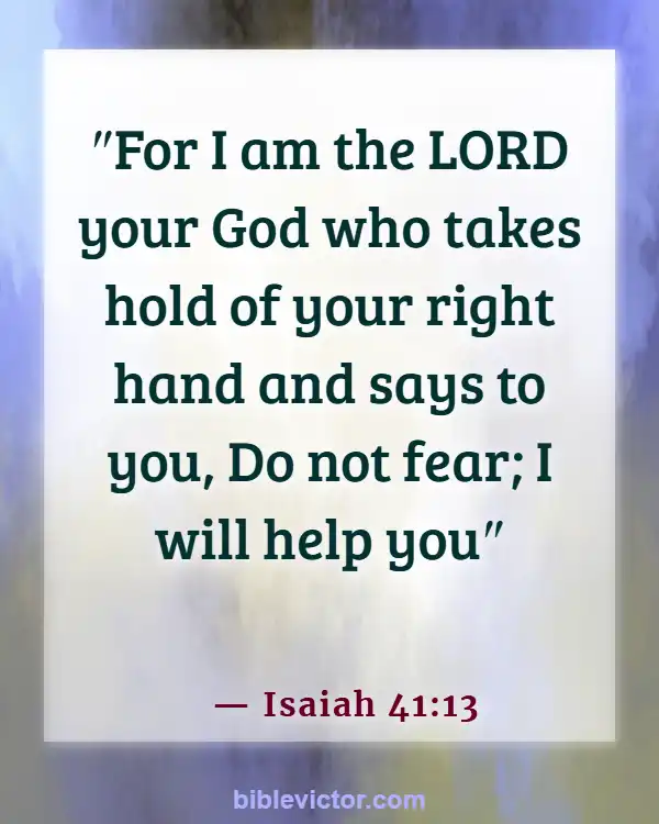 Bible Verse When God Is With You (Isaiah 41:13)