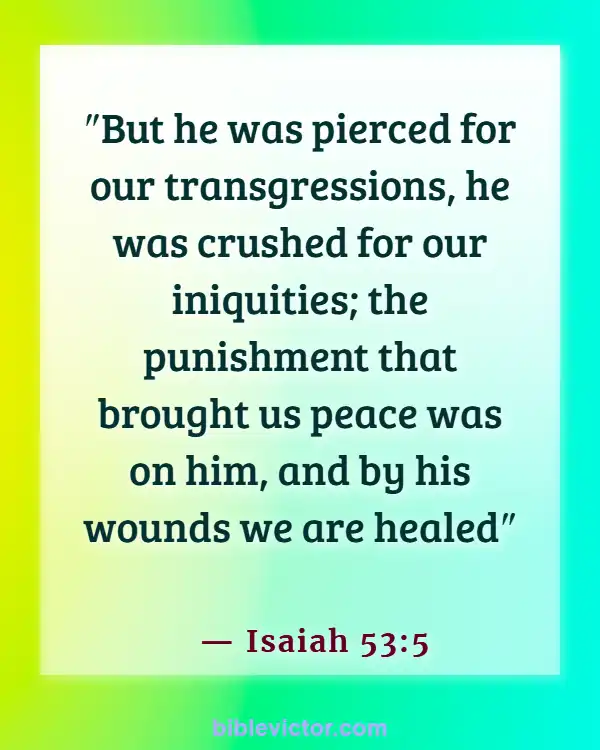 Bible verses About Atonement (Isaiah 53:5)