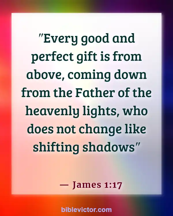 Bible verses About Lottery (James 1:17)