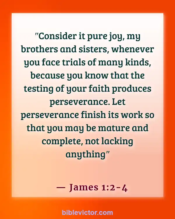 Bible verses About New Creation In Christ (James 1:2-4)