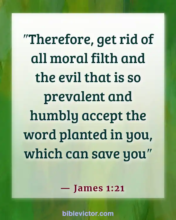Bible verses About Power Of The Word (James 1:21)