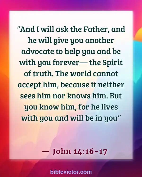 Bible Verse When God Is With You (John 14:16-17)