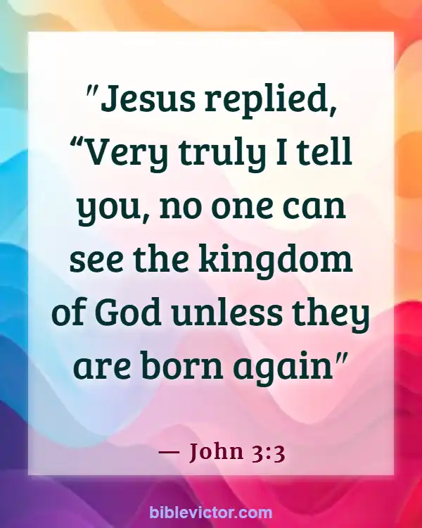 Bible verses About New Creation In Christ (John 3:3)
