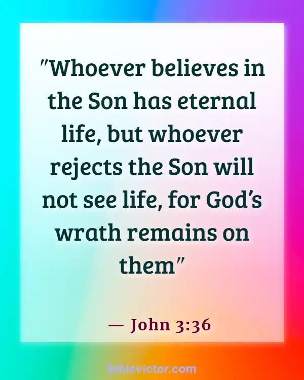 Bible verses About Unbeliever (John 3:36)