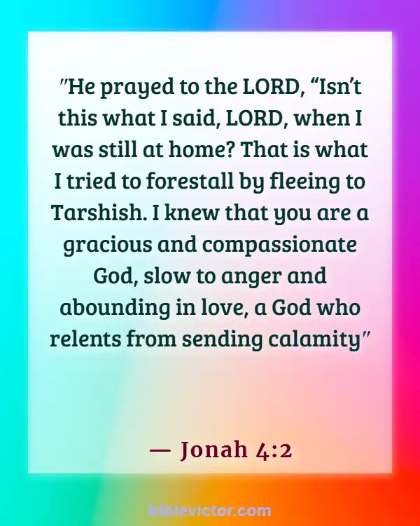 Bible Verses About The Wicked Being Punished (Jonah 4:2)