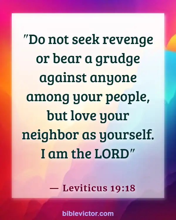 Bible Verses About Loving Your Neighbor (Leviticus 19:18)