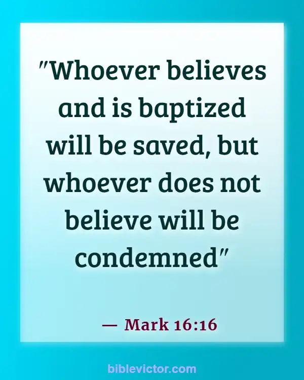 Bible verses About Unbeliever (Mark 16:16)