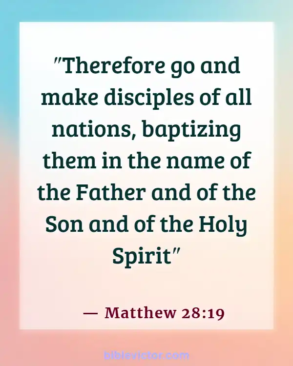 Bible verses About Keeping Company With Sinners (Matthew 28:19)