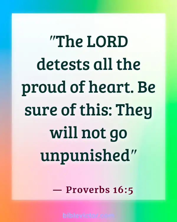 Bible Verses About The Wicked Being Punished (Proverbs 16:5)