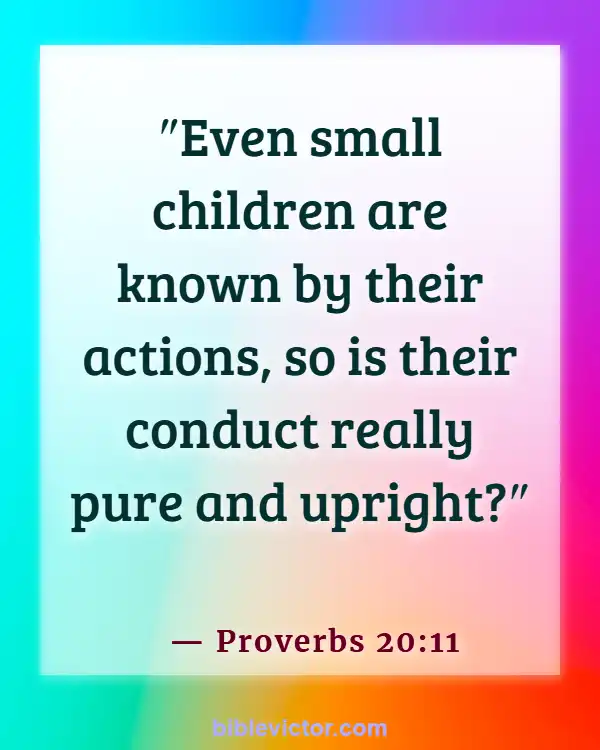 Bible verses About Bad Language (Proverbs 20:11)