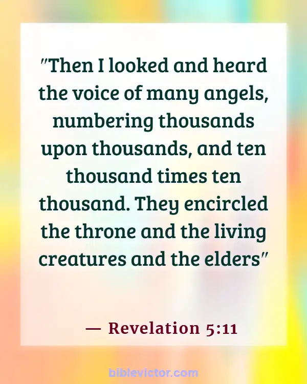 Bible verses About Angels And Demons (Revelation 5:11)
