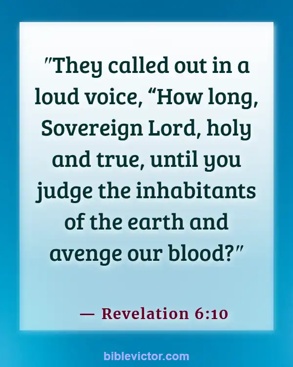 Bible verses About Punishment For Murder (Revelation 6:10)