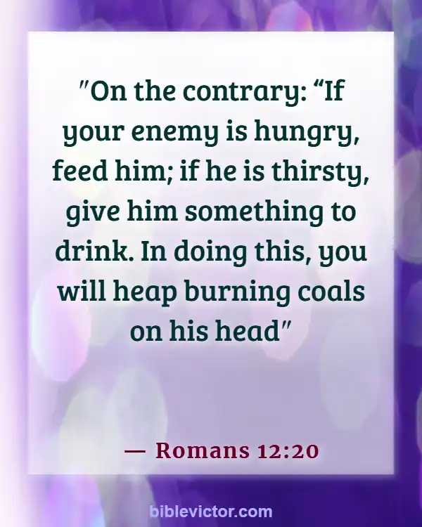 Bible verses About Unbeliever (Romans 12:20)