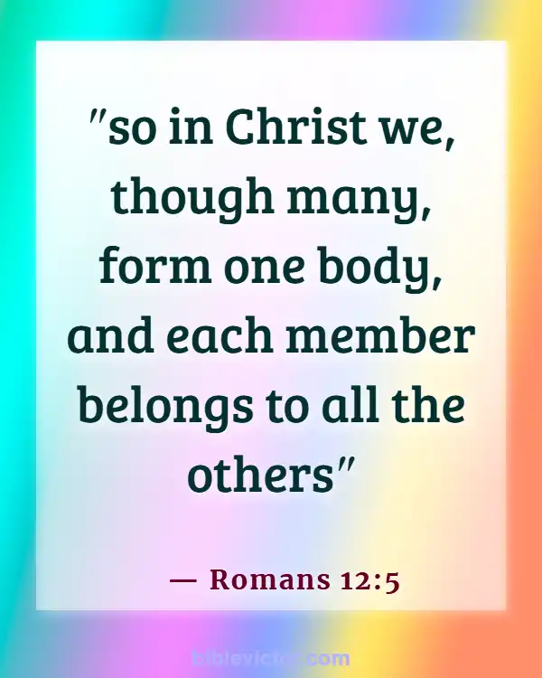Bible verses About Body Of Christ (Romans 12:5)