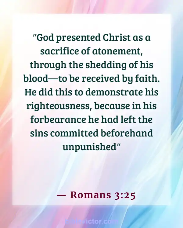 Bible verses About Atonement (Romans 3:25)
