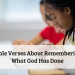 Bible Verses About Remembering What God Has Done